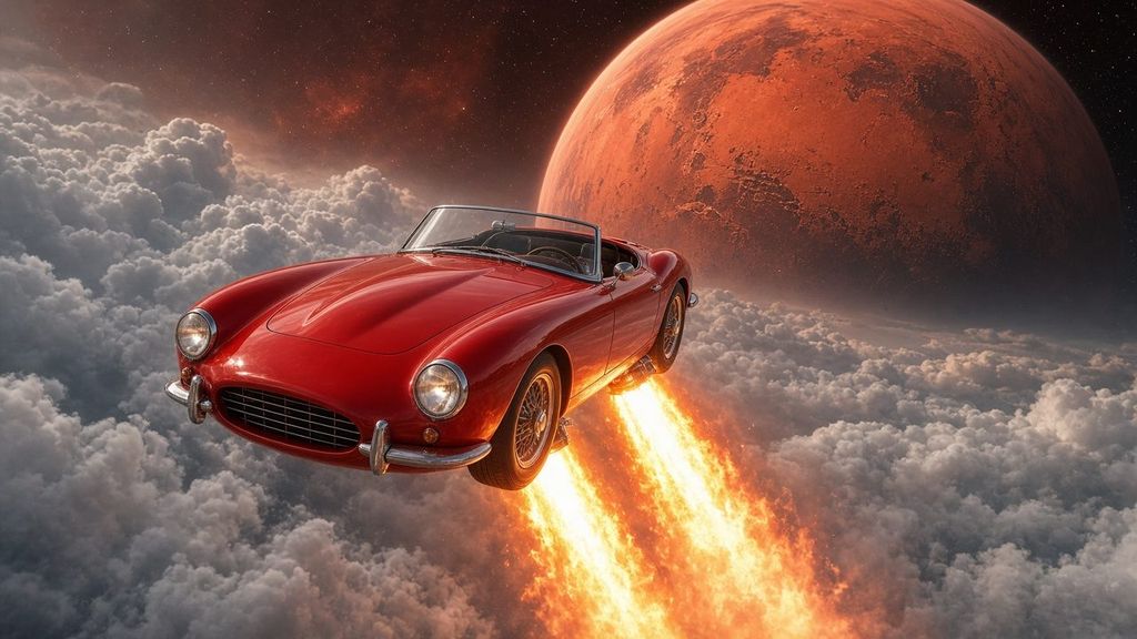 Liftoff toward Mars